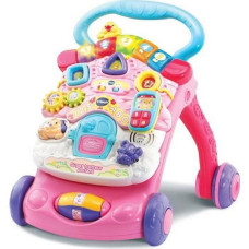 Vtech Trīsriteņi Vtech Super Trotteur Parlant 2 En 1 Rose Rozā