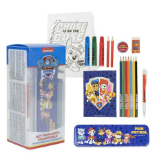 The Paw Patrol skolas komplekts The Paw Patrol 16 Daudzums Tumši zils