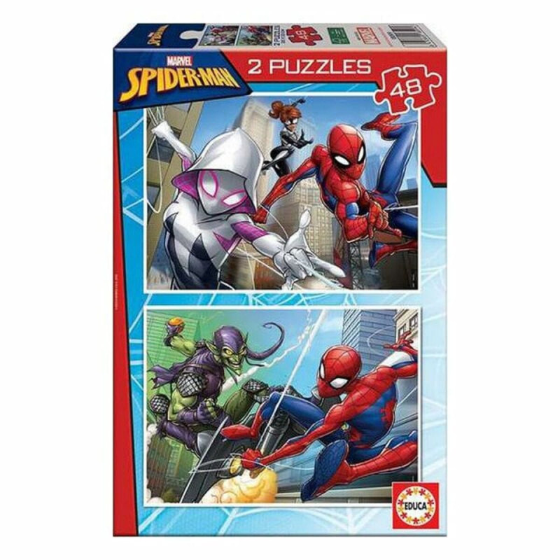 Educa Puzle un domino komplekts Spiderman Educa (2 x 48 pcs)