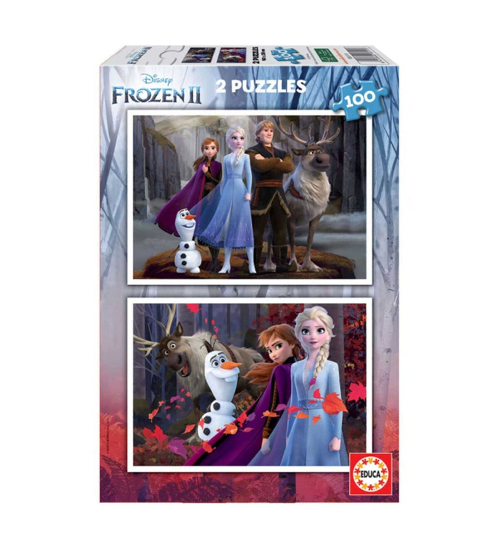 Educa Puzle un domino komplekts Frozen 2 Educa (100 pcs)