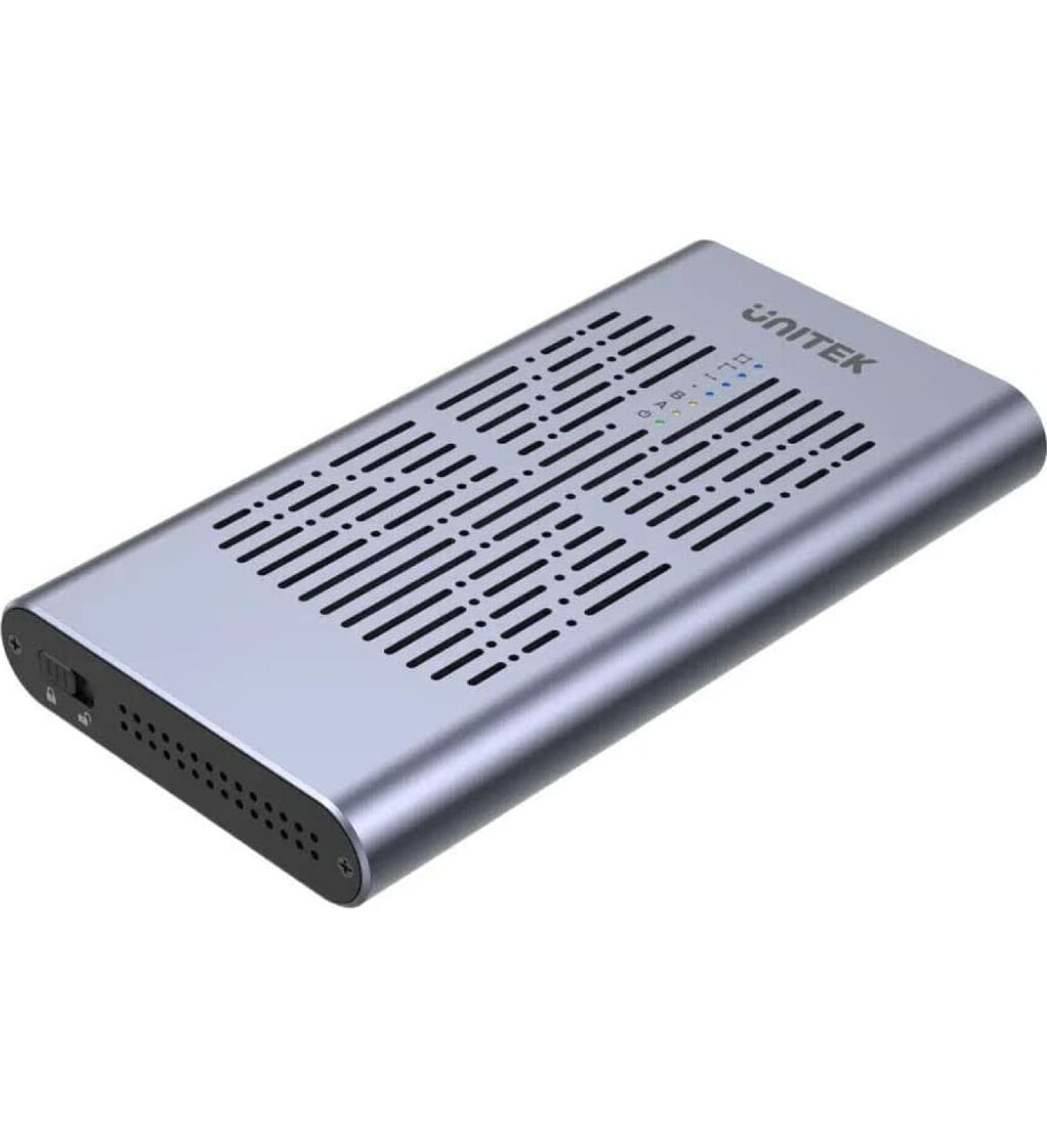 Unitek Cietā diska korpuss Unitek DIAUTKOBU0010 Pelēks USB-C USB 3.2 USB C