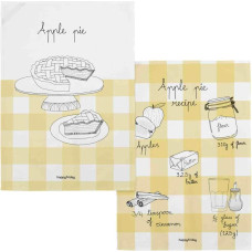 Happyfriday Virtuves Dvielis HappyFriday Apple pie Daudzkrāsains 70 x 50 cm (2 gb.)