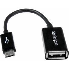 Startech Kabelis Micro USB Startech UUSBOTG              USB A Micro USB B Melns