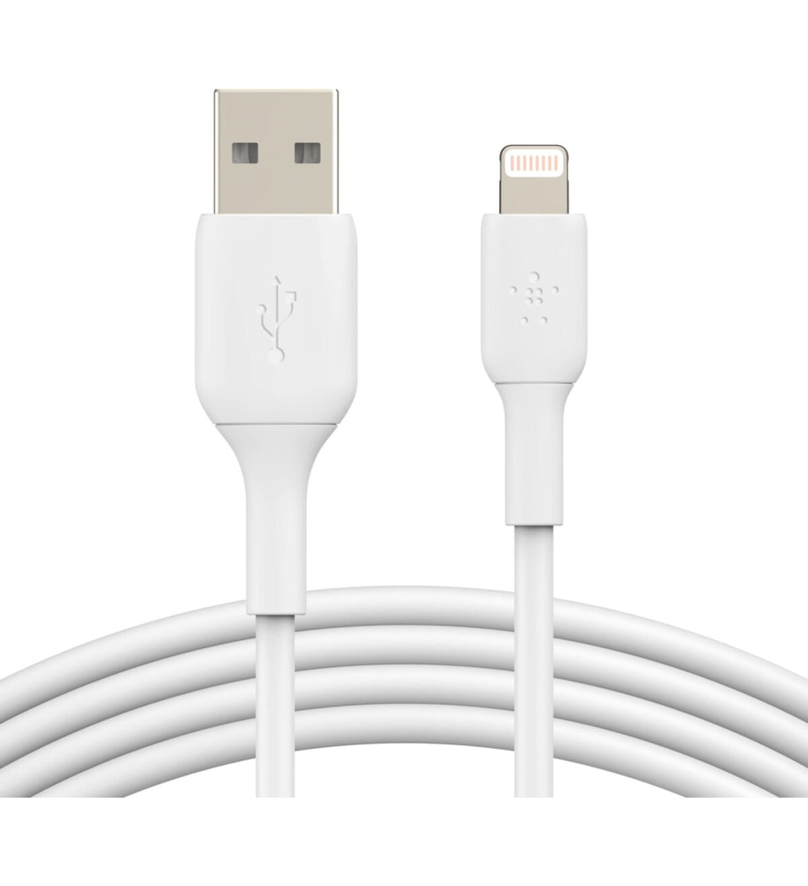 Belkin USB uz Lightning Kabelis Belkin CAA001BT1MWH Balts 1 m (1 gb.)