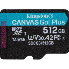 Kingston Mikro SD Atmiņas karte ar Adapteri Kingston SDCG3/512GBSP 512 GB