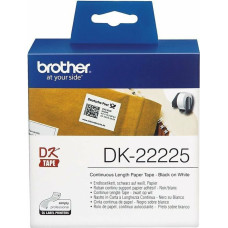 Brother Рулон непрерывной бумаги Brother DK-22225 Белый Черный/Белый