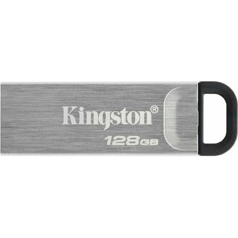 Kingston USB Zibatmiņa Kingston Kyson Melns Tērauds 128 GB (1 gb.)