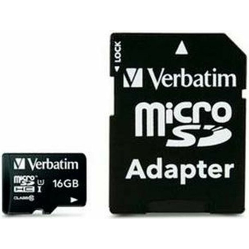 Verbatim Micro SD karte Verbatim Premium 16 GB