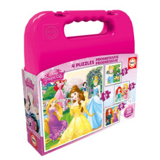 Educa Puzle un domino komplekts Disney Princess Progressive Educa 16508 (73 pcs)