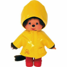 Bandai Pūkaina Rotaļlieta Bandai Monchhichi Iconic Raincoat 20 cm Dzeltens