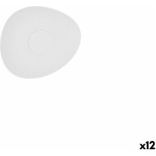 Bidasoa Тарелка Bidasoa Fosil Белый Керамика Глинозем 13,3 x 11,6 x 1,7 cm Кафе (12 штук)