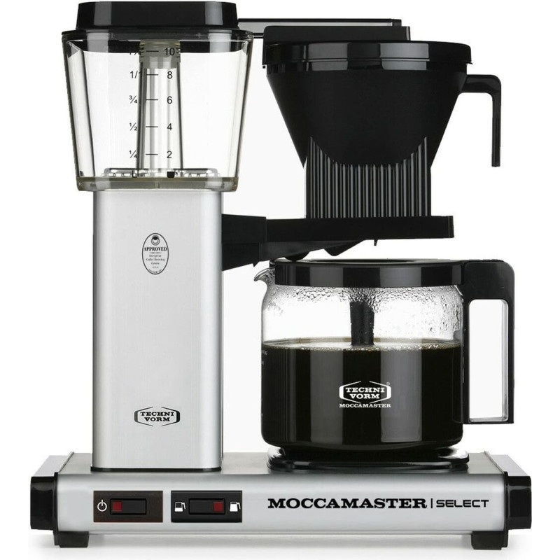 Moccamaster Pilošs Kafijas Automāts Moccamaster Melns Tērauds 1520 W 1,25 L