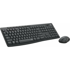 Logitech Klaviatūra Logitech MK295 Melns Pelēks Tērauds Vācu QWERTZ