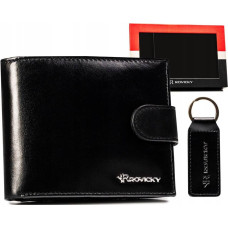 Rovicky Кожаный комплект бумажника и брелока для ключей R-SET-M-N992L-KCS