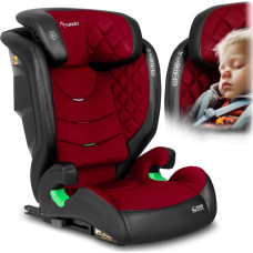 Nukido Louis autokrēsliņš melns un sarkans 15-36 kg ISOFIX