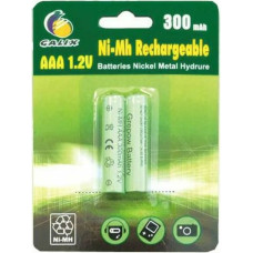 Galix Atkārtoti Uzlādējamas Baterijas Galix LR03 / AAA 300 mAh (2 gb.)