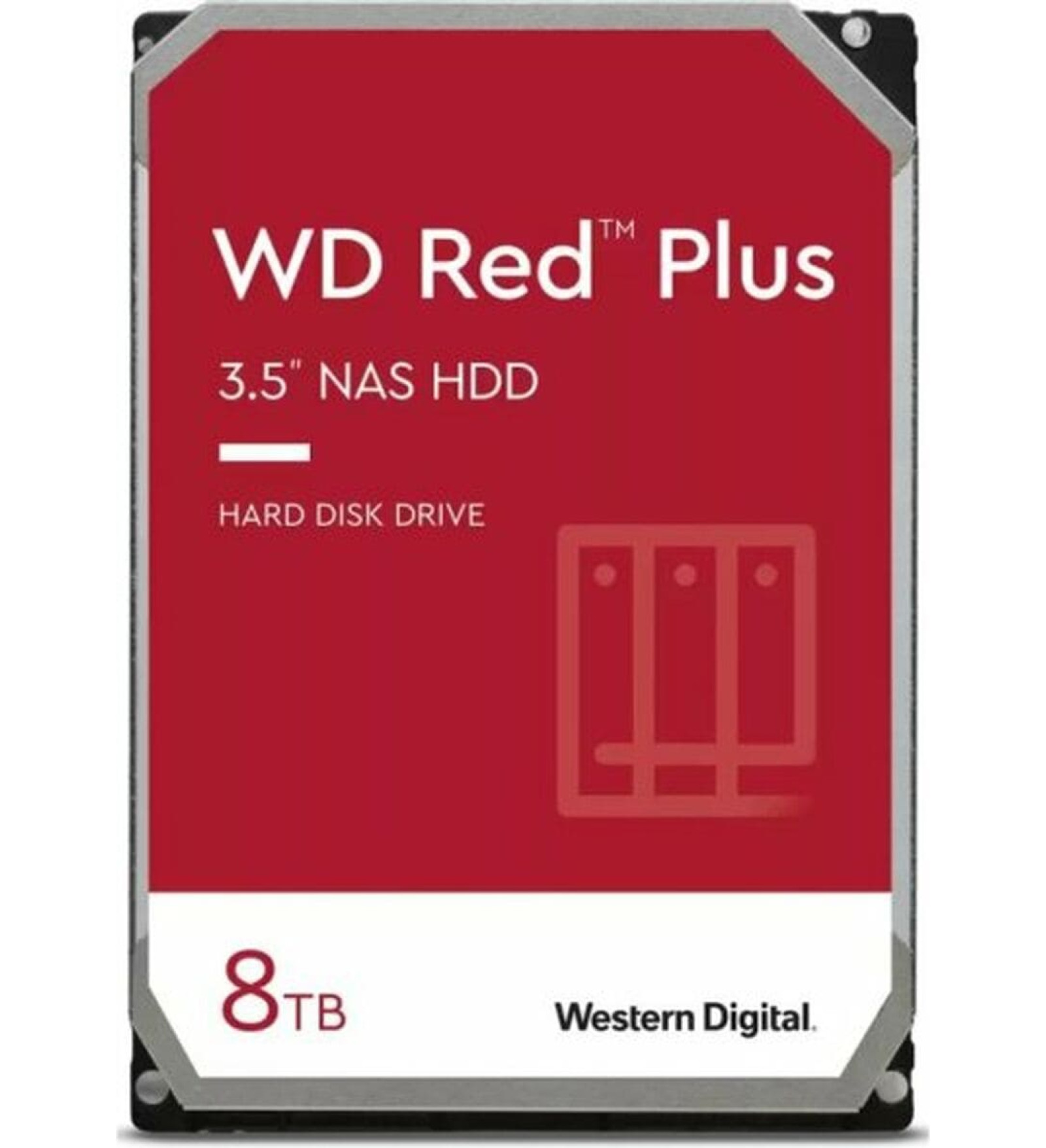 Western Digital Cietais Disks Western Digital Red Plus 3,5