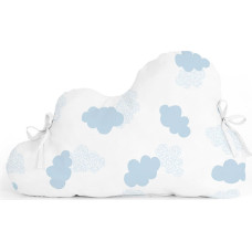 Happyfriday Mazuļa gultas aizsargs HappyFriday Basic Kids Clouds Zils 60 x 40 cm