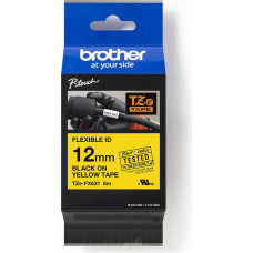 Brother Laminēta lente iekārtu marķēšanai Brother TZEFX631 Dzeltens 12 mm