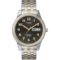 Timex VĪRIEŠU PUKSTENIS Čārlzs divu toņu T26481 + BOX (zt154a)