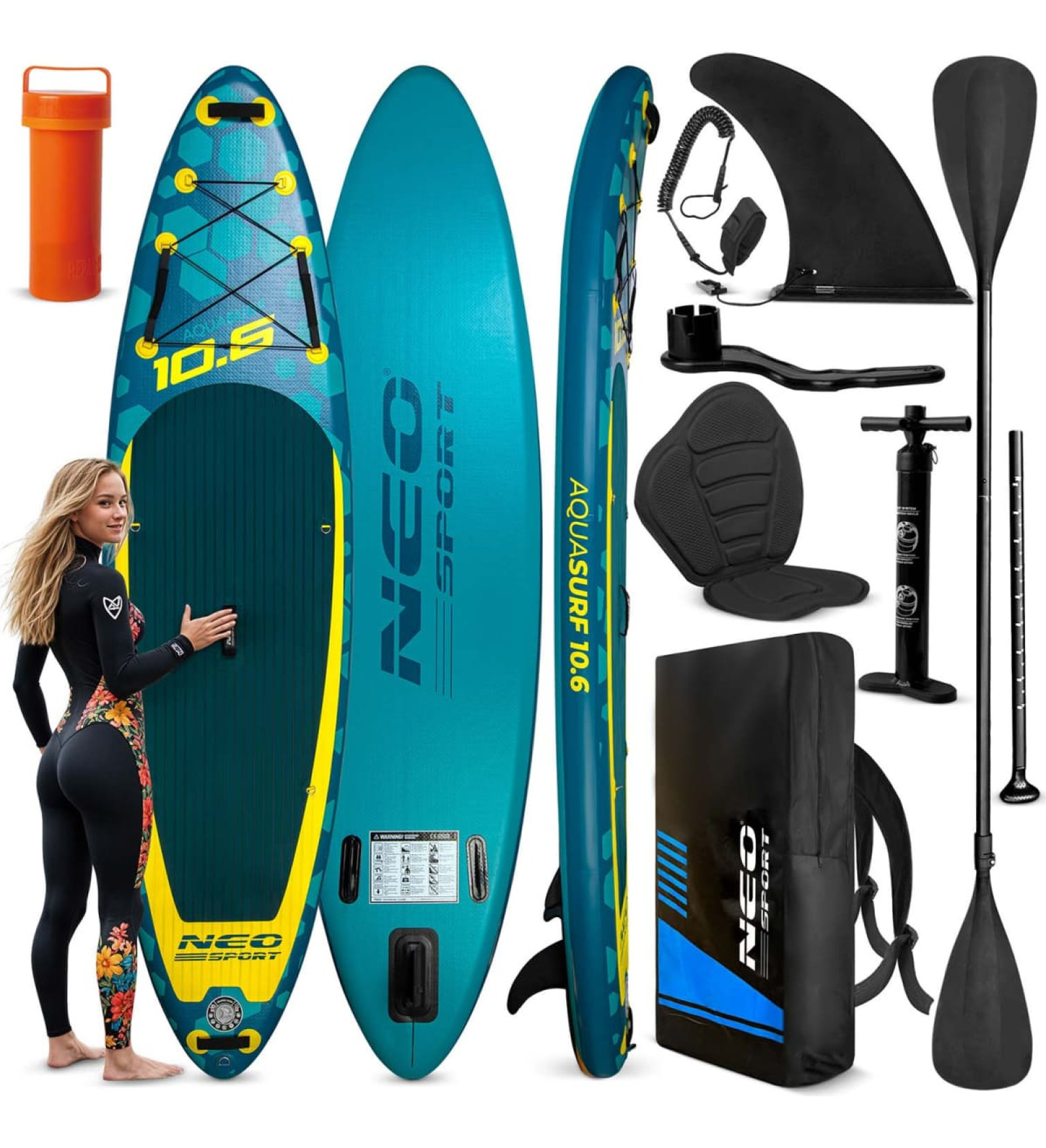 Neo-Sport SUP dēlis Aquasurf 320 x 84 x 15 cm 170203