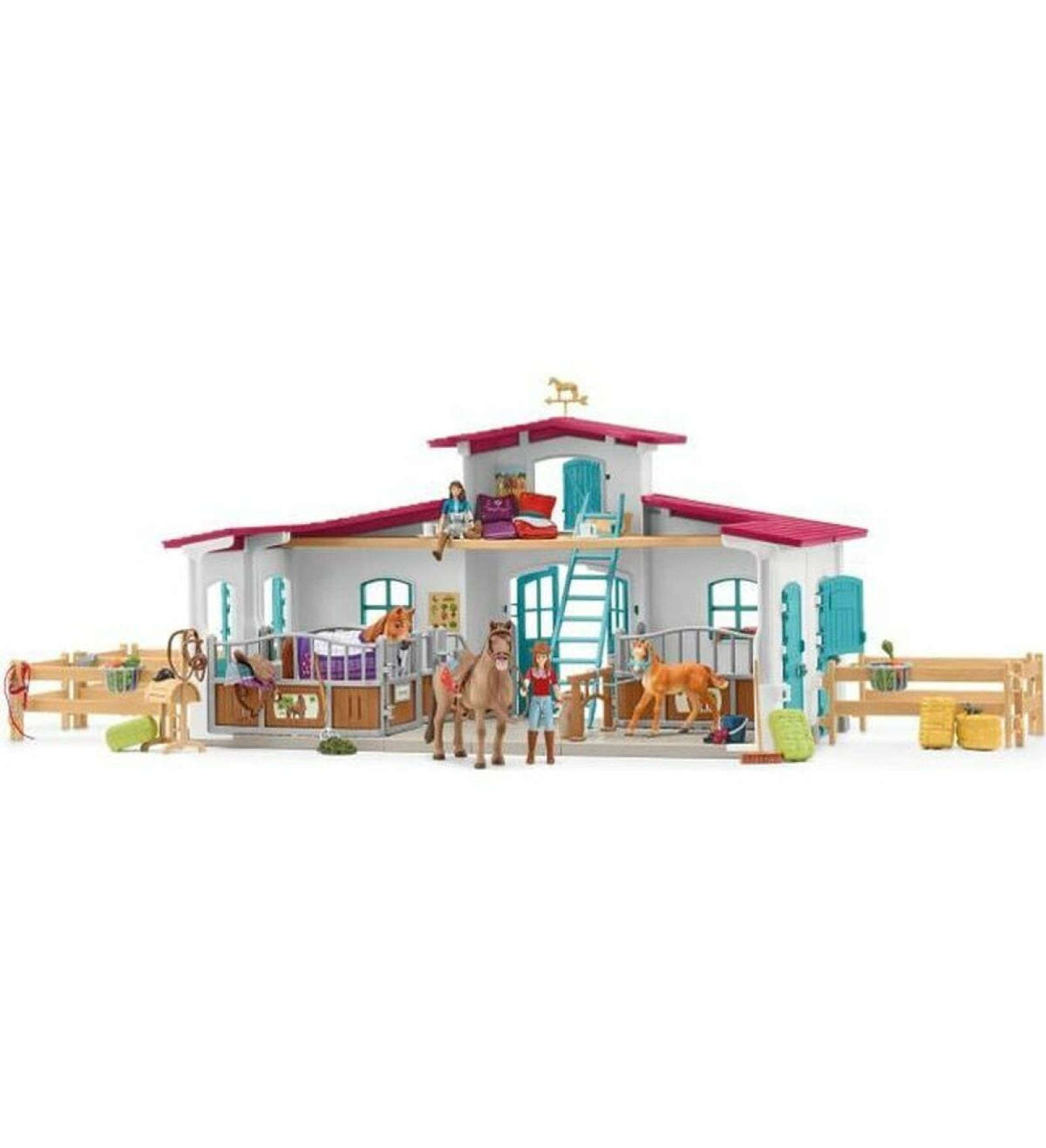 Schleich Playset Schleich Lakeside Riding Center Zirgs