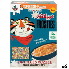 Colorbaby Puzle un domino komplekts Colorbaby Kellogg's Frosties 300 Daudzums 6 gb. 60 x 45 x 0,1 cm