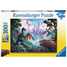 Ravensburger Puzle un domino komplekts Ravensburger 13356 The Dragon's Wrath XXL 300 Daudzums