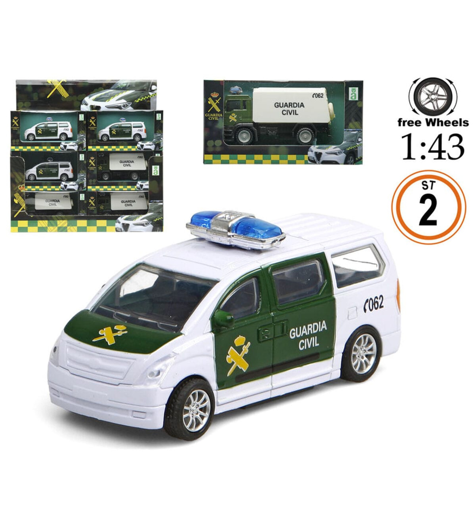 Automobilis Guardia civil Metāls