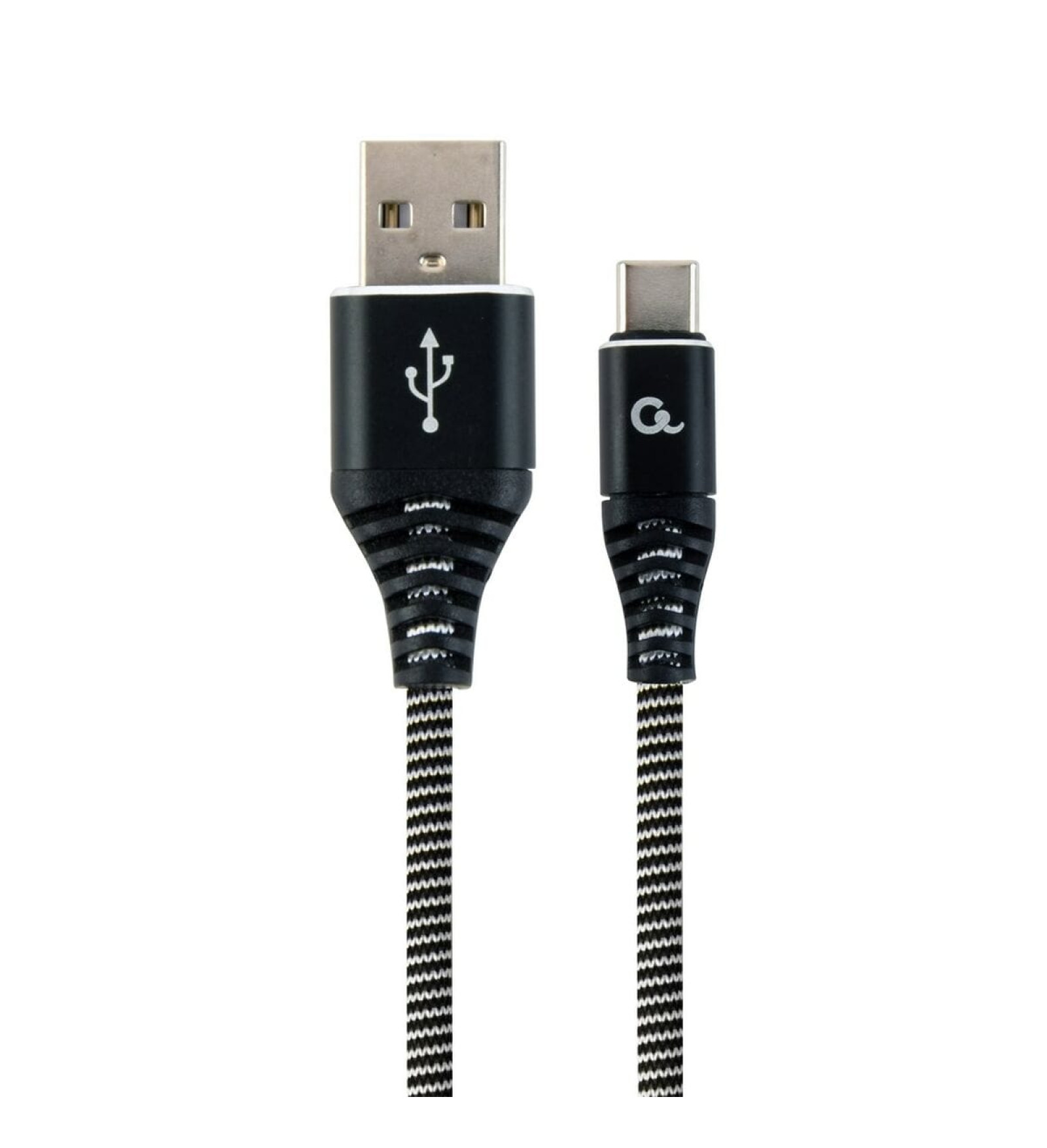 Gembird Micro USB 2.0 B uz USB C Kabelis GEMBIRD CC-USB2B-AMCM-2M-BW Melns 2 m