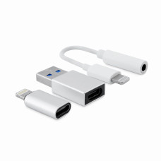 Coolbox USB Kabelis CoolBox COO-CKIT-APPL Balts