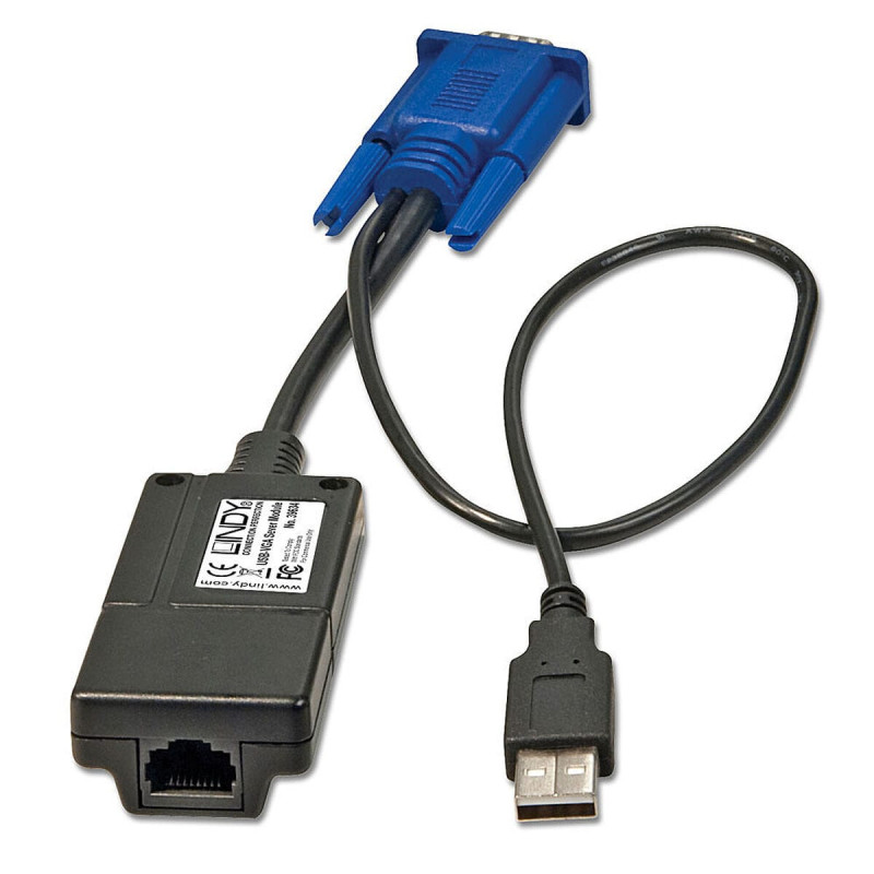 Lindy USB uz VGA Adapteris LINDY 39634 Melns/Zils