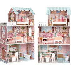 Большой кукольный домик Барби с набором мебели.