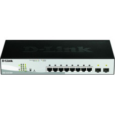 D-Link Переключатель D-Link DGS-1210-08P/E Чёрный