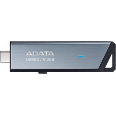 Adata USB Zibatmiņa Adata AELI-UE800-512G-CSG 512 GB Melns Tērauds