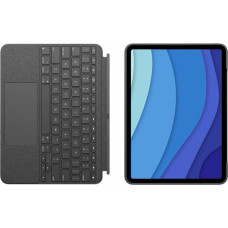 Logitech Bluetooth Tastatūra ar Planšetes Balstu Logitech Melns Pelēks Vācu QWERTZ