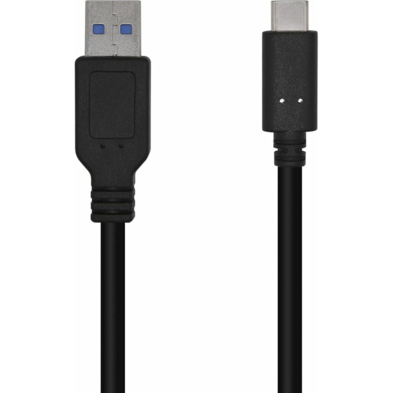 Aisens USB A uz USB-C Kabelis Aisens A107-0449 50 cm Melns (1 gb.)