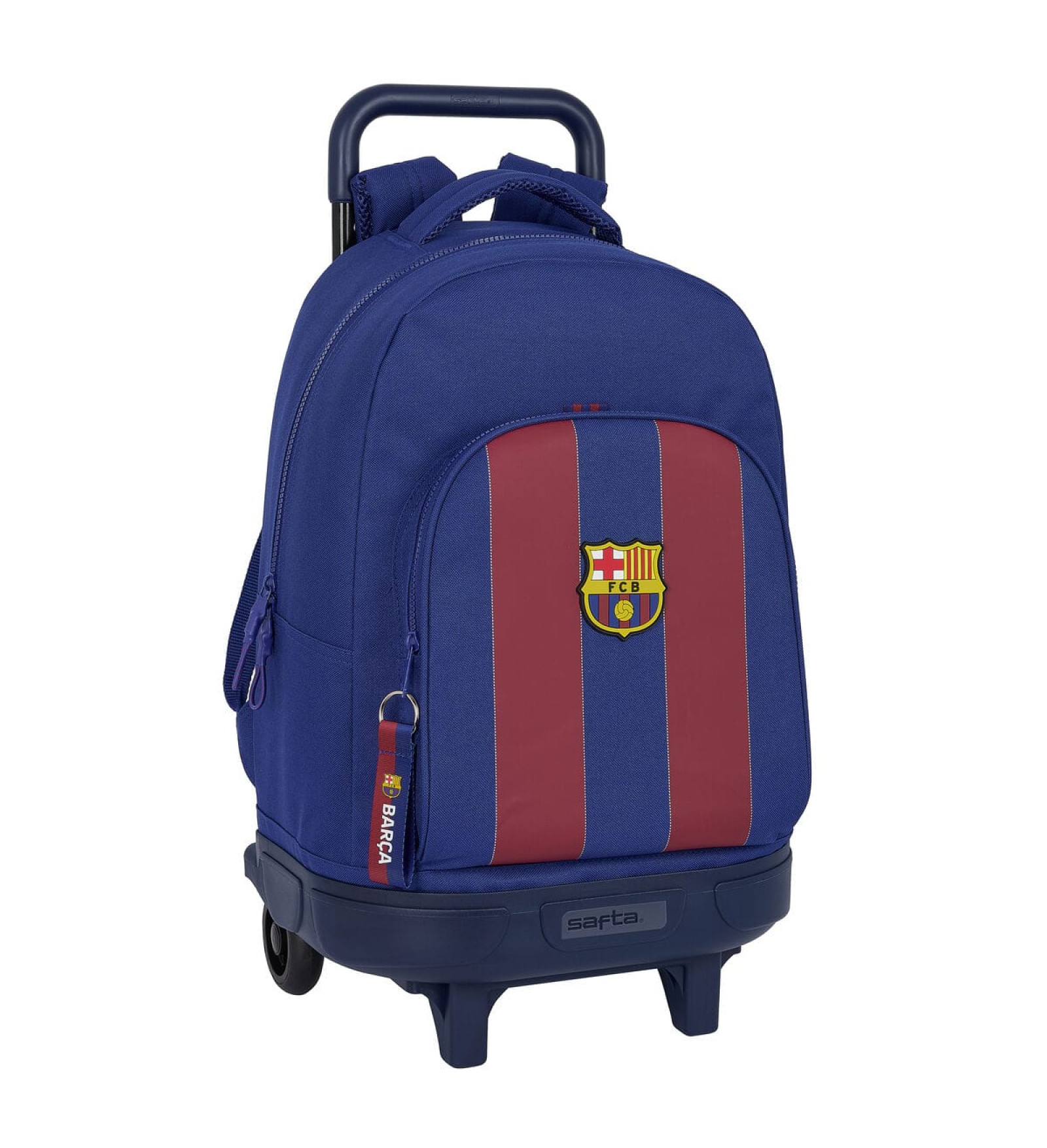 F.c. Barcelona Skolas mugursoma ar riteņiem F.C. Barcelona Sarkans Tumši Zils 33 X 45 X 22 cm