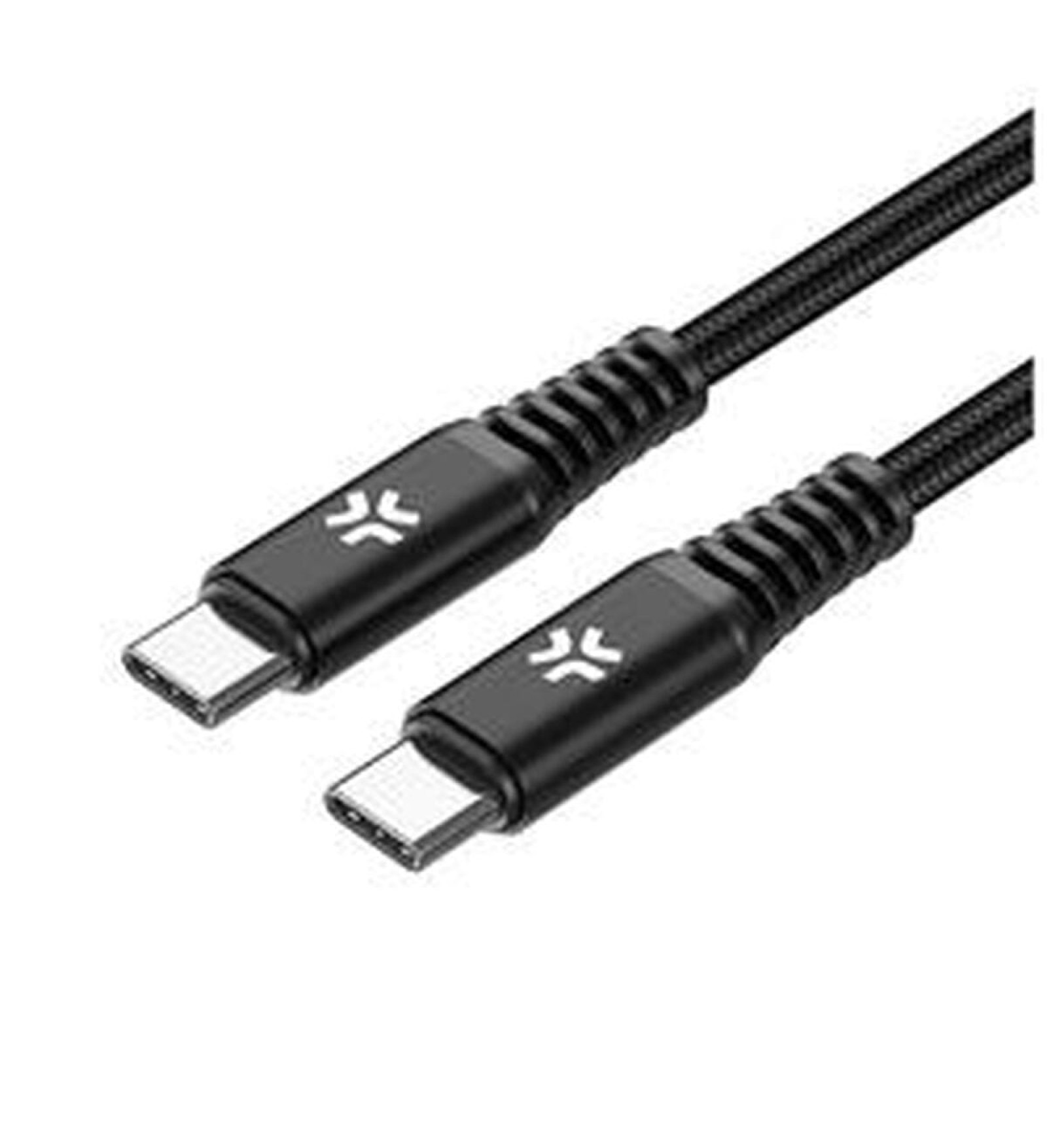 Celly USB-C Kabelis Celly USBCUSBC100WBK 2 m Melns