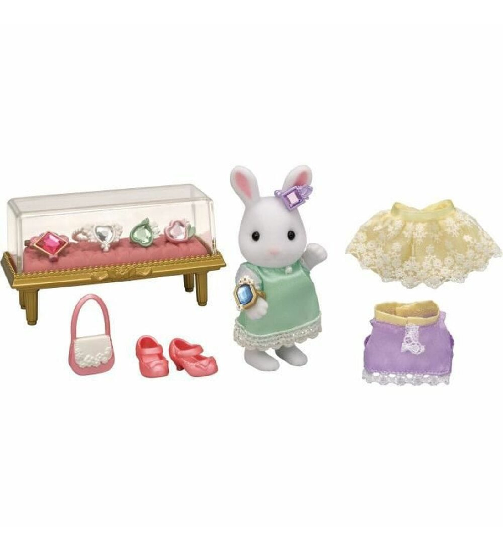 Sylvanian Families Playset Sylvanian Families The Snow Bunny Fashion Suitcase and Big Sister