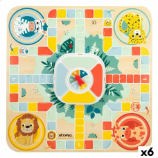 Woomax Parchis un Oca dēlis Woomax Zookabee 30 x 3 x 30 cm Bērnu dzīvnieki (6 gb.)