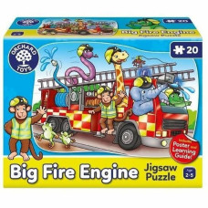 Orchard Puzle un domino komplekts Orchard Big fire Engine (FR)