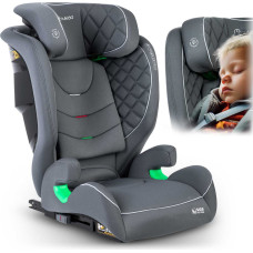 Nukido Louis autokrēsliņš pelēks 15-36 kg ISOFIX